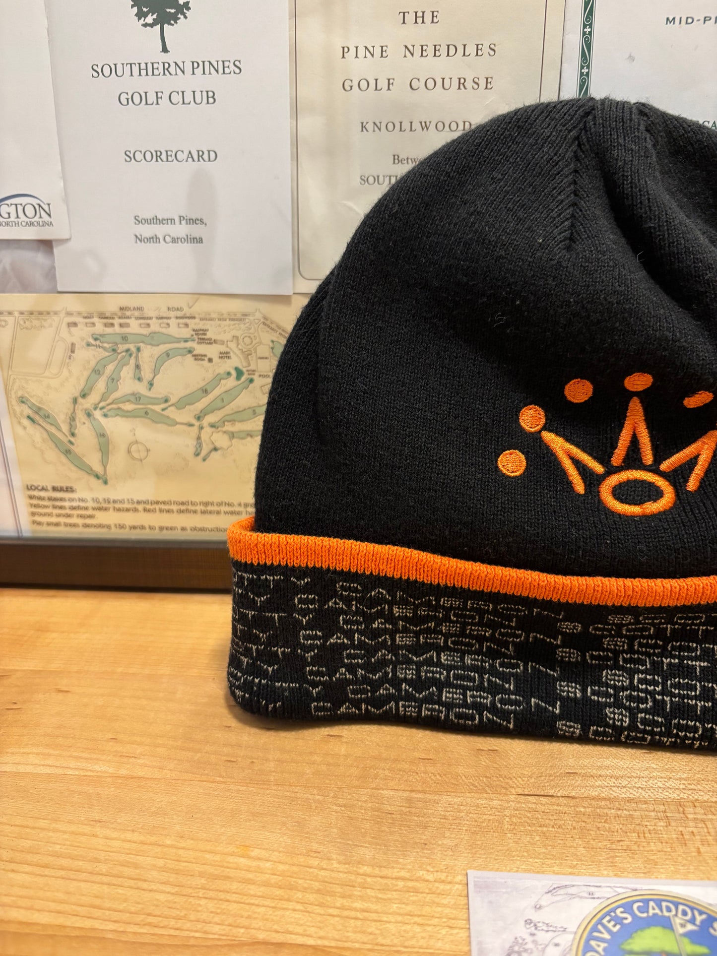 2000s Scotty Cameron Winter Hat/Toque Crown Script Logo Burg