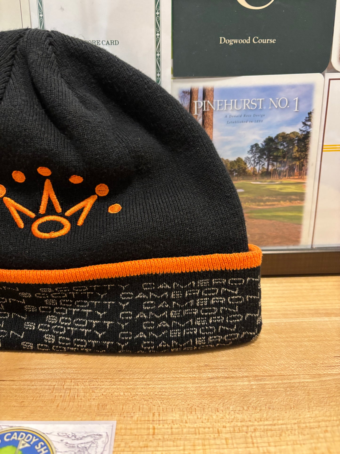 2000s Scotty Cameron Winter Hat/Toque Crown Script Logo Burg