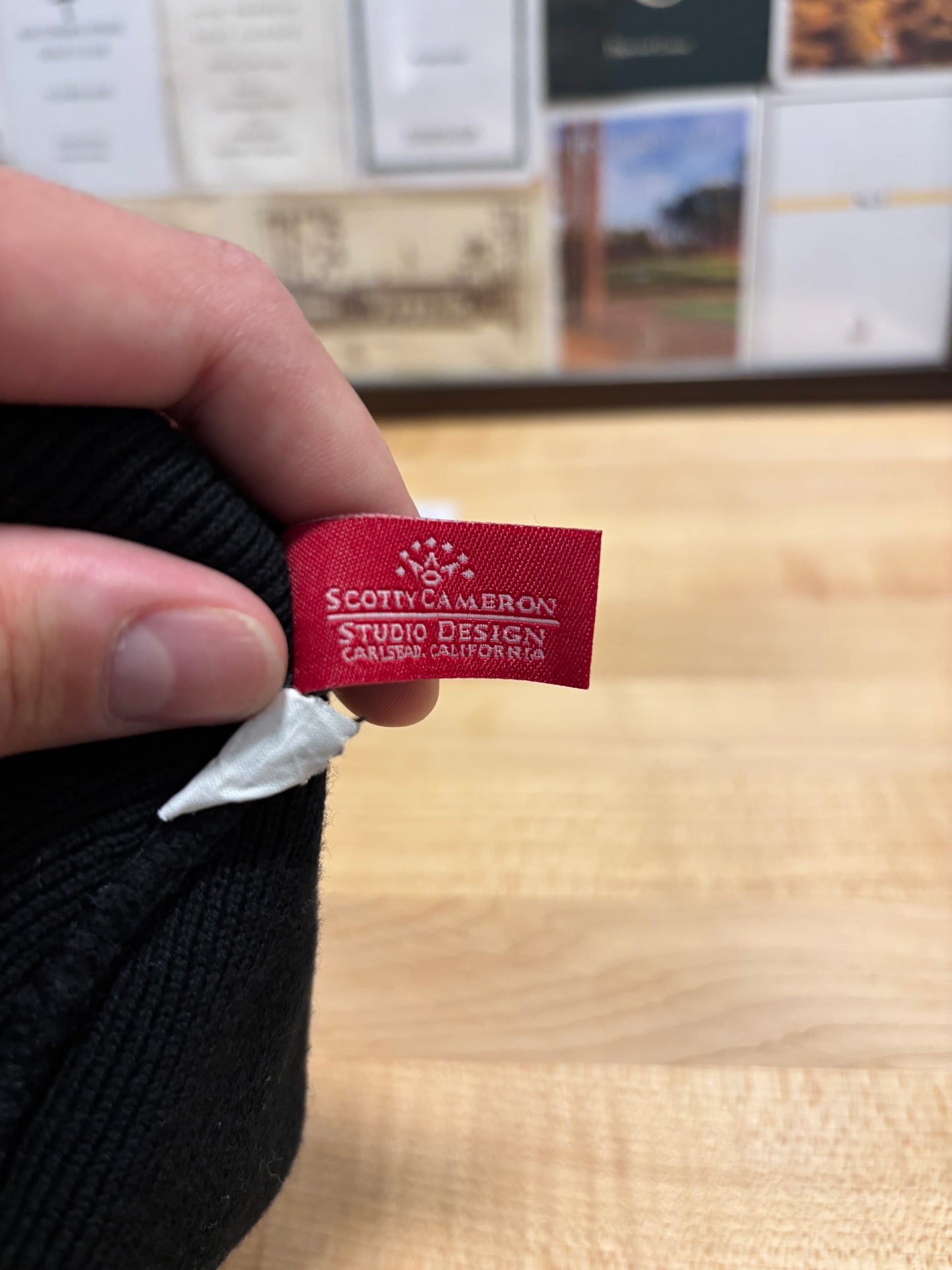 2000s Scotty Cameron Winter Hat/Toque Crown Script Logo Burg