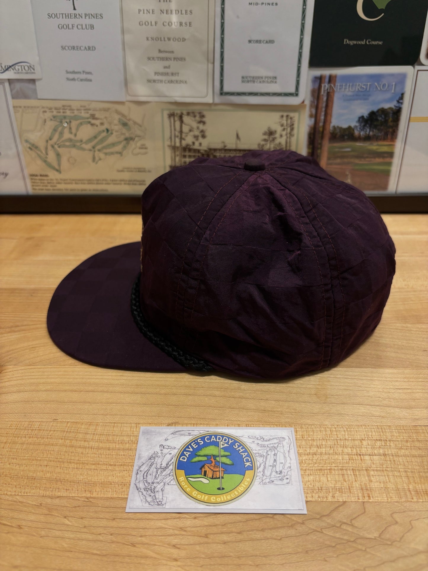1990s Vintage Pinehurst Imperial Rope Hat Checkered