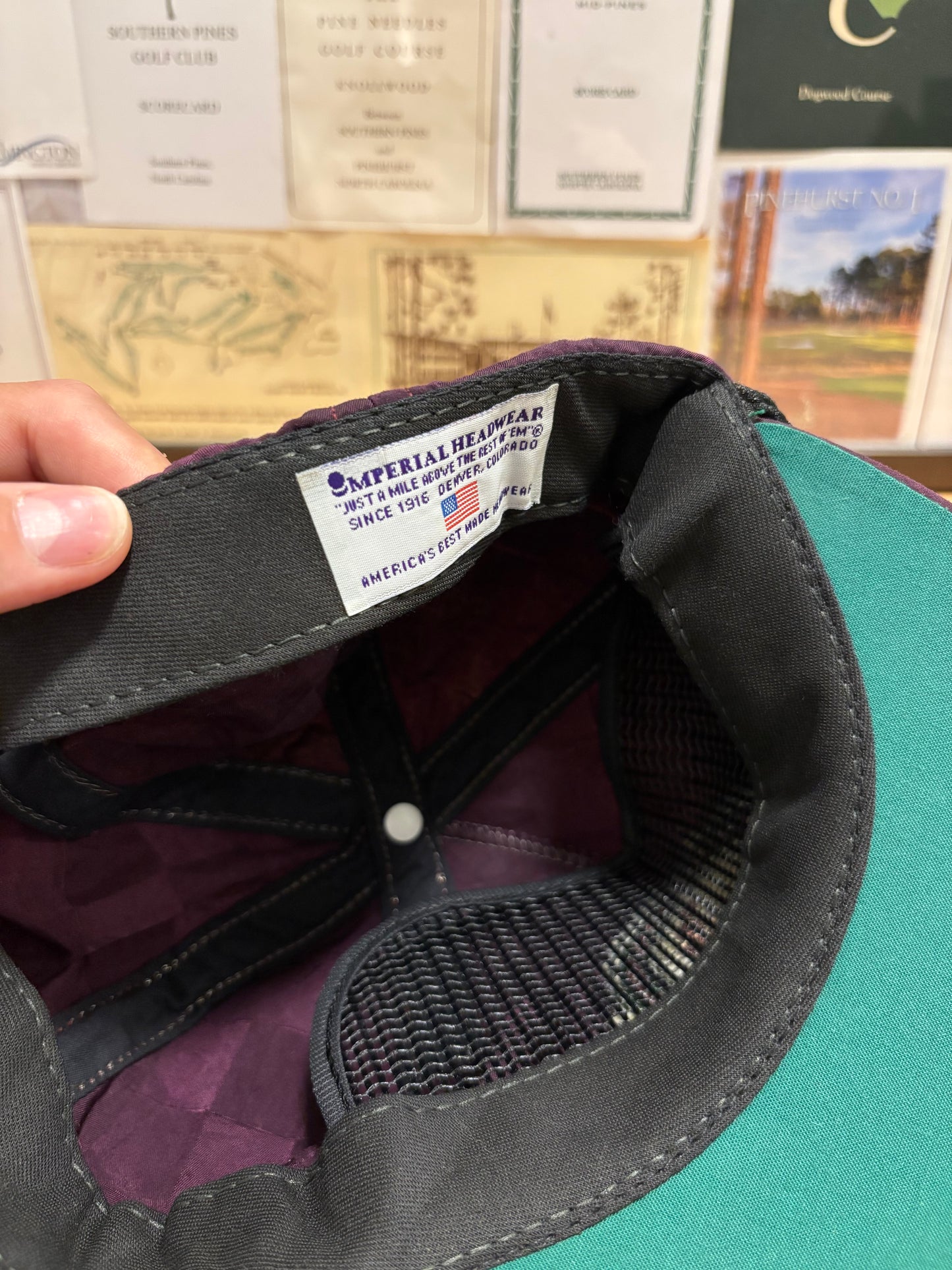 1994 Vintage Pinehurst Senior Open Imperial Rope Hat