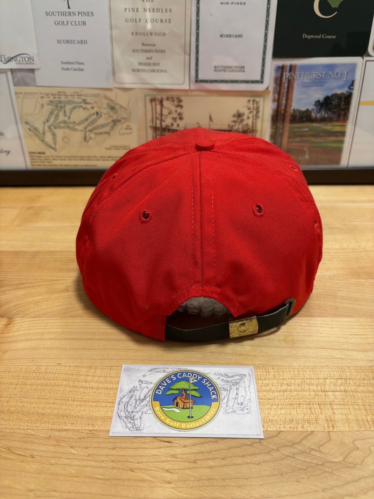 1990s Vintage Pinehurst Imperial Rope Hat Red