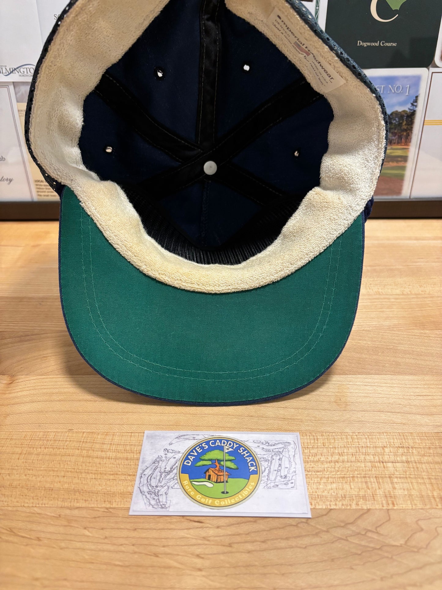 1990s Vintage Pinehurst World Golf Hall of Fame Imperial Rope Hat