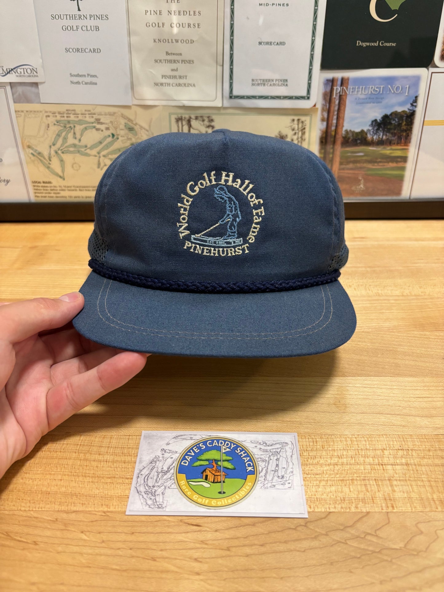 1990s Vintage Pinehurst World Golf Hall of Fame Imperial Rope Hat