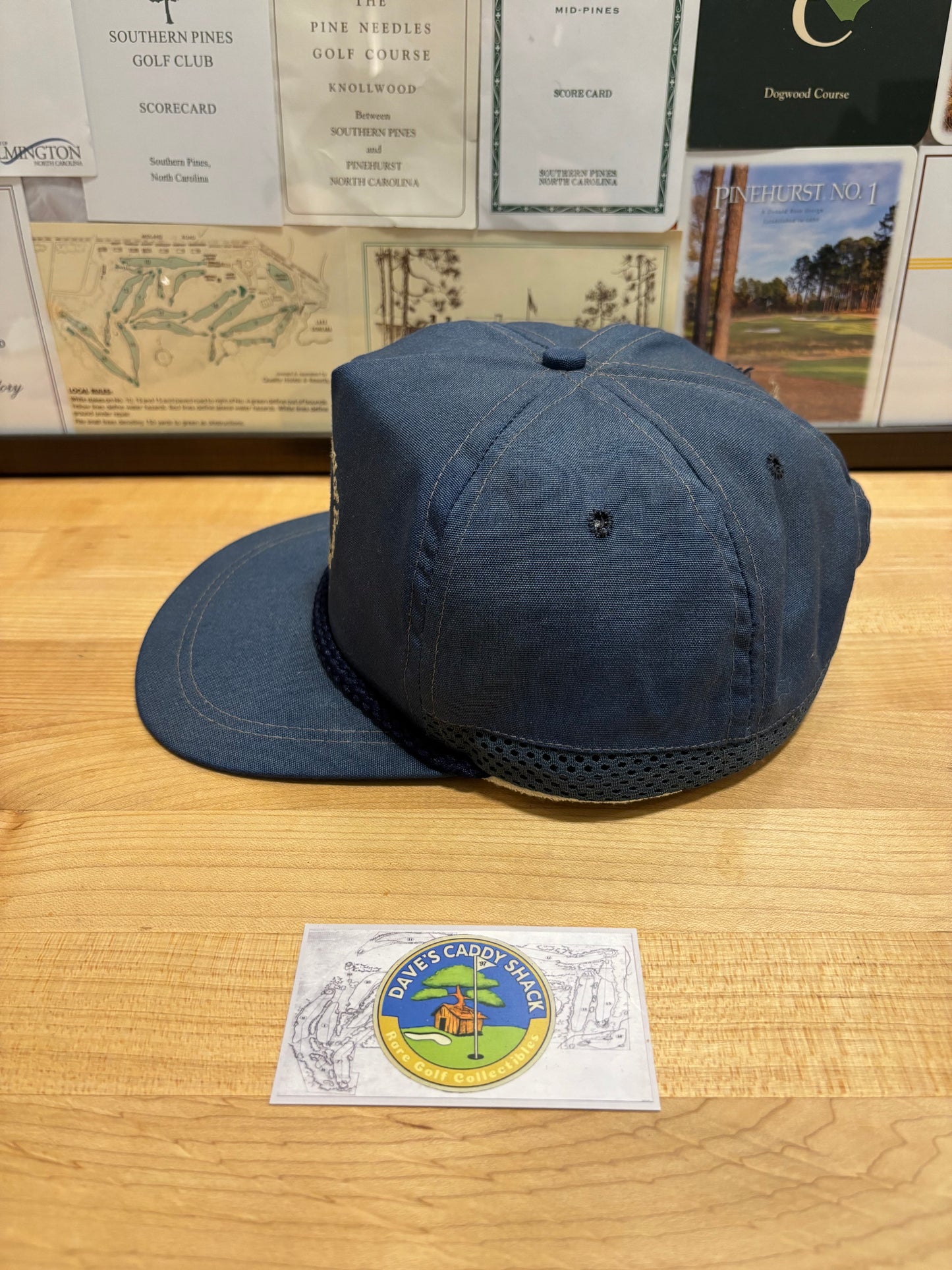 1990s Vintage Pinehurst World Golf Hall of Fame Imperial Rope Hat