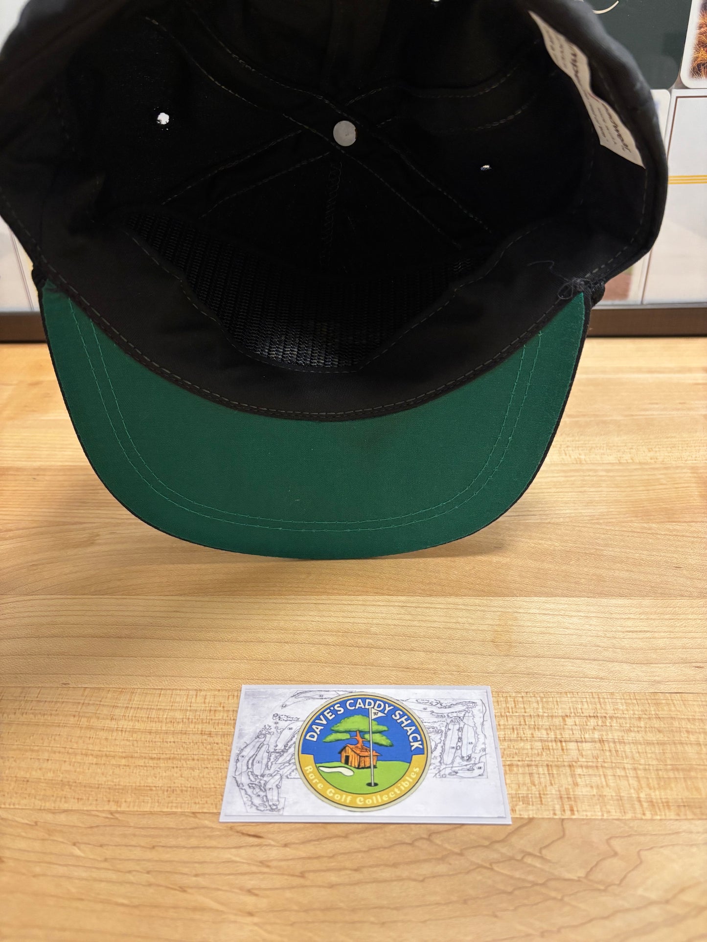 1990s Vintage Pebble Beach Logo Imperial Rope Hat Black