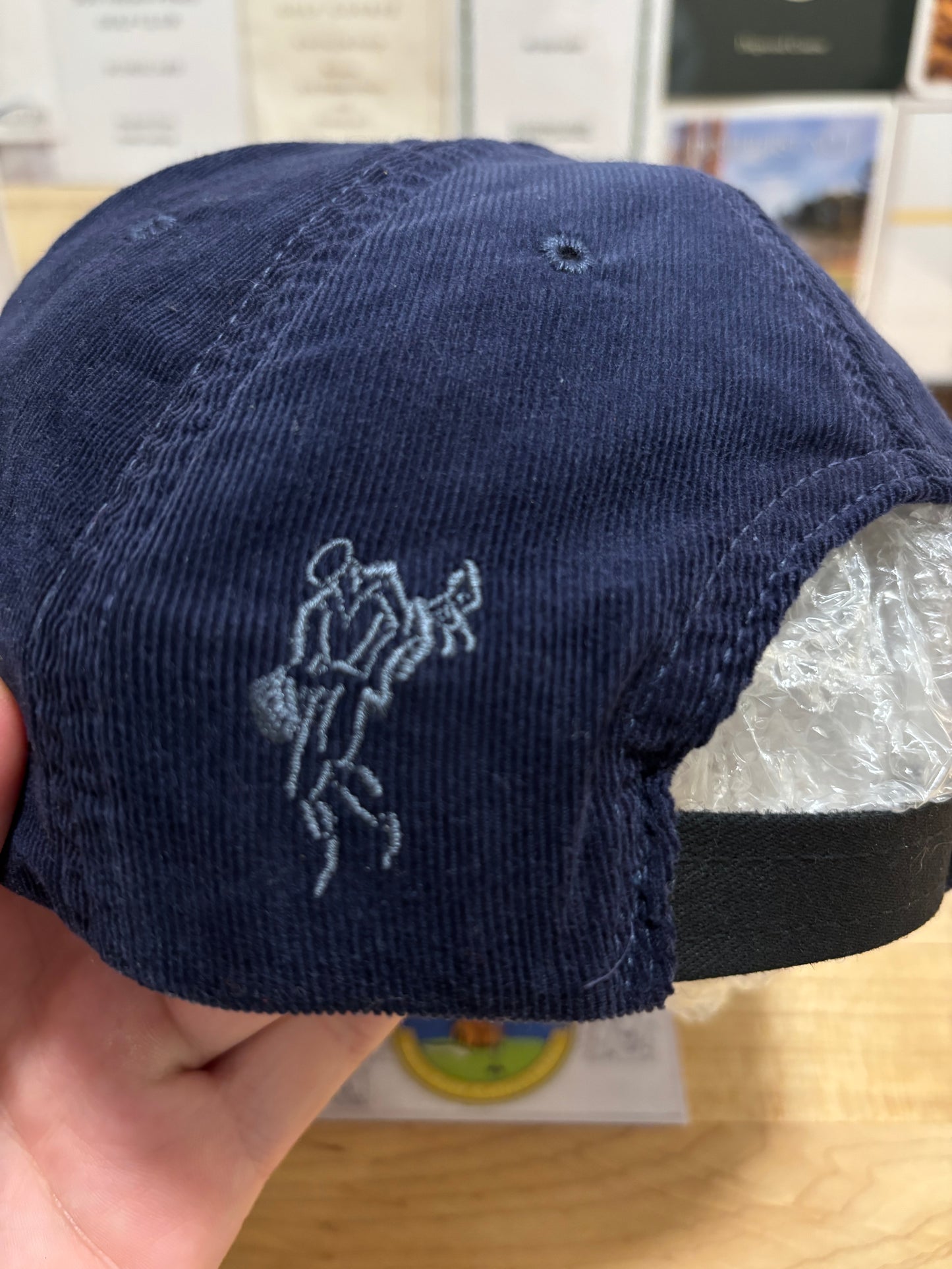 1990s Vintage Pebble Beach Logo Ashworth Hat Navy