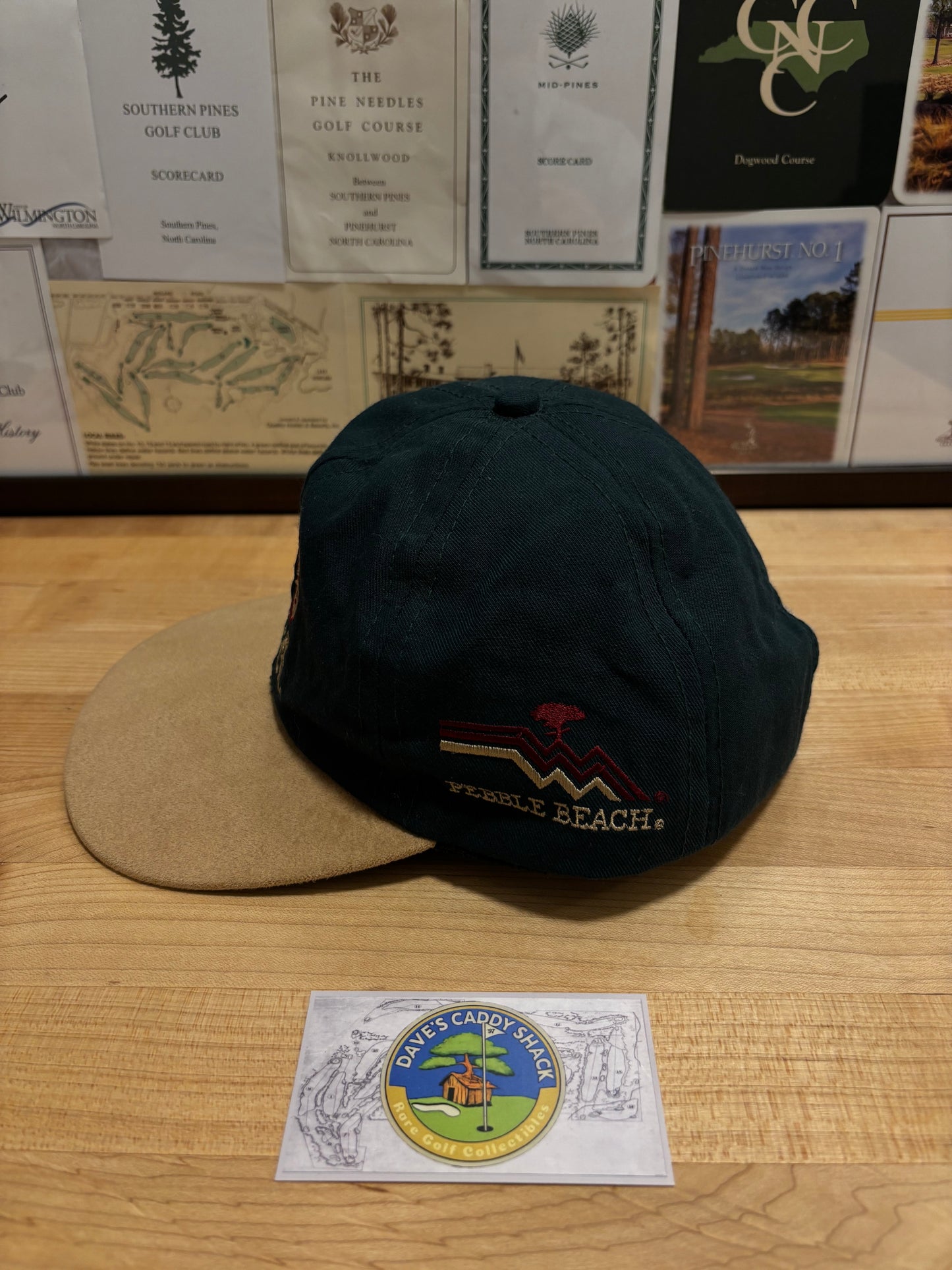 1990s Vintage Pebble Beach PB Logo Imperial Hat
