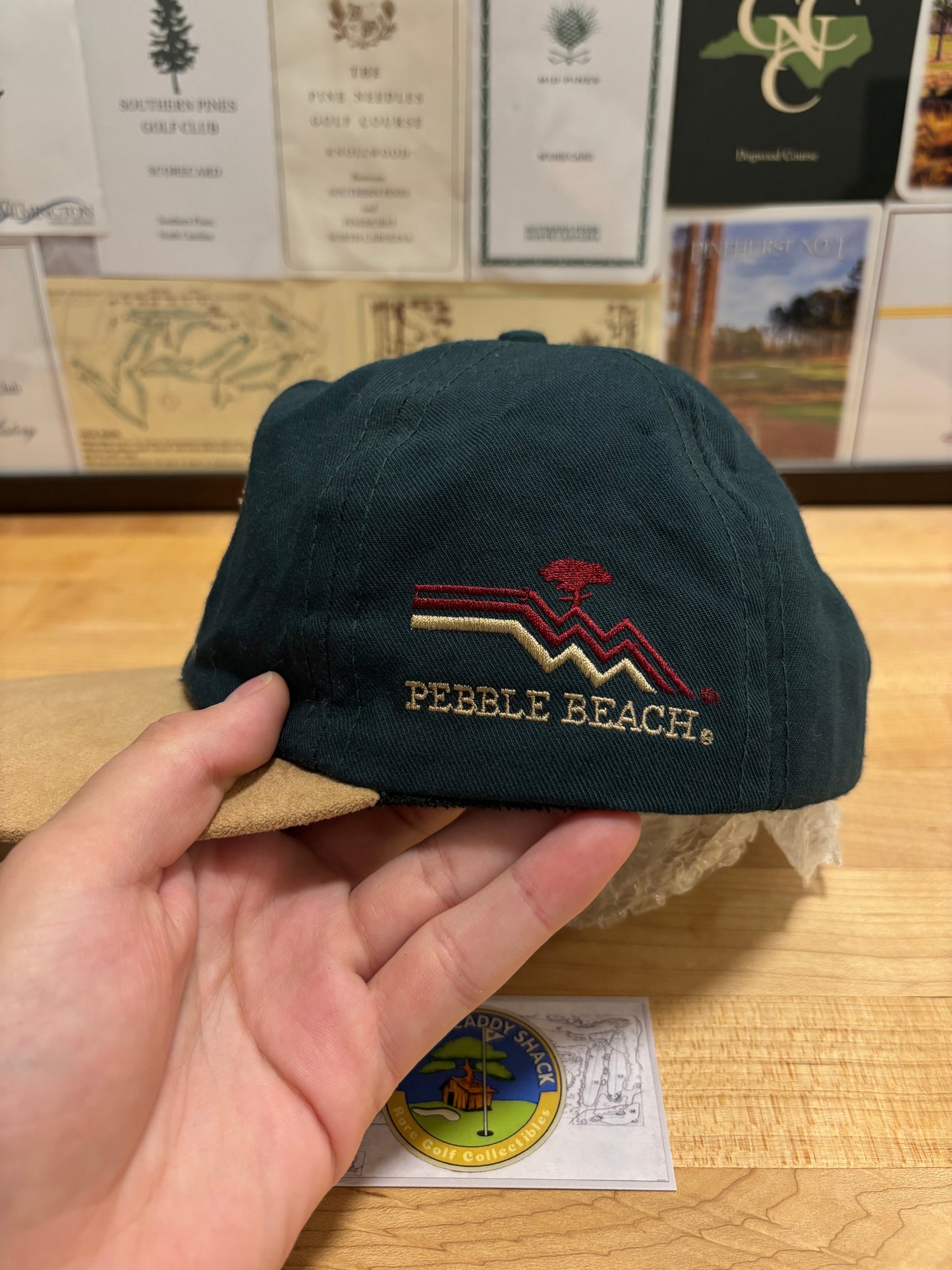 1990s Vintage Pebble Beach PB Logo Imperial Hat