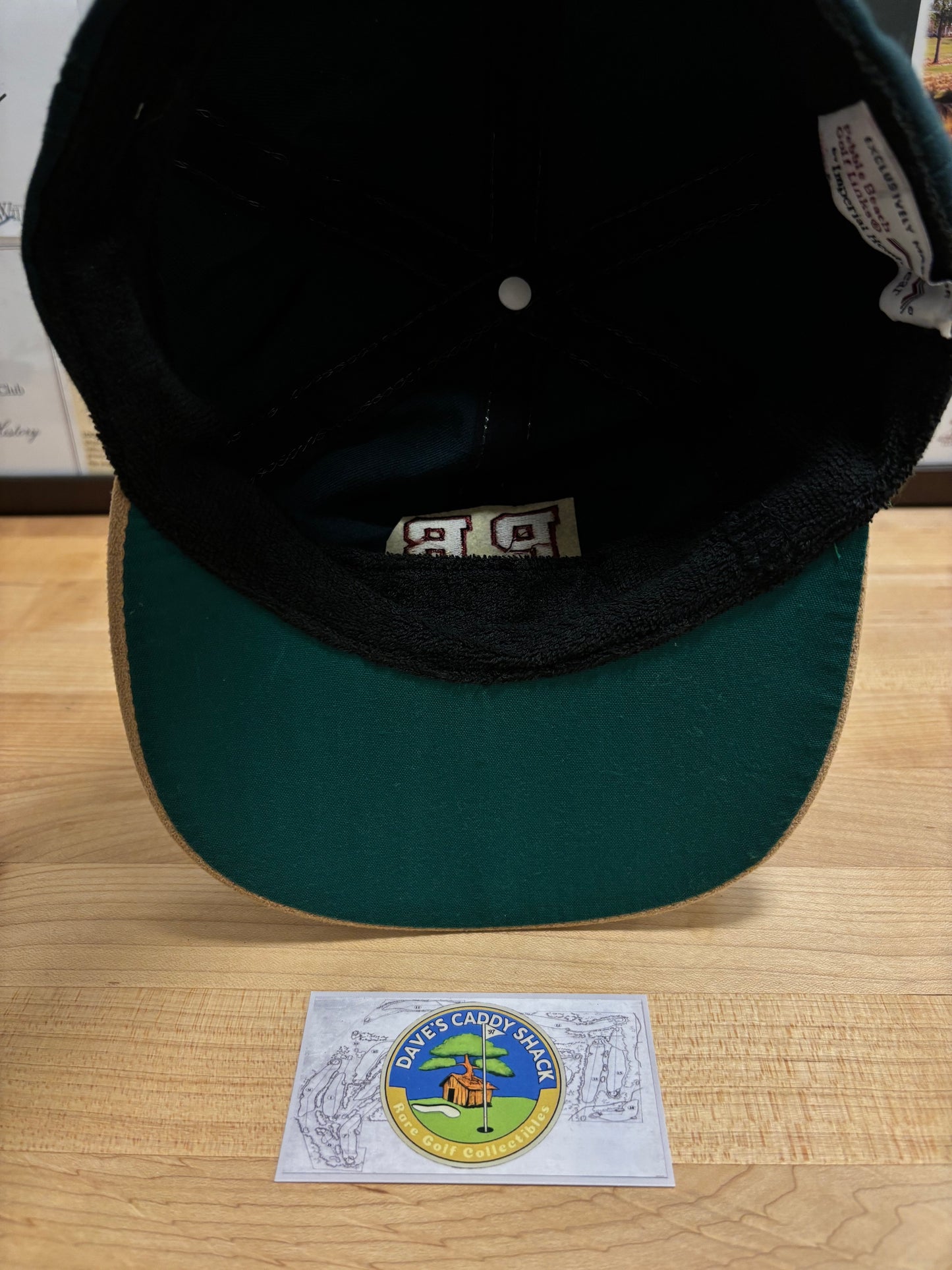 1990s Vintage Pebble Beach PB Logo Imperial Hat