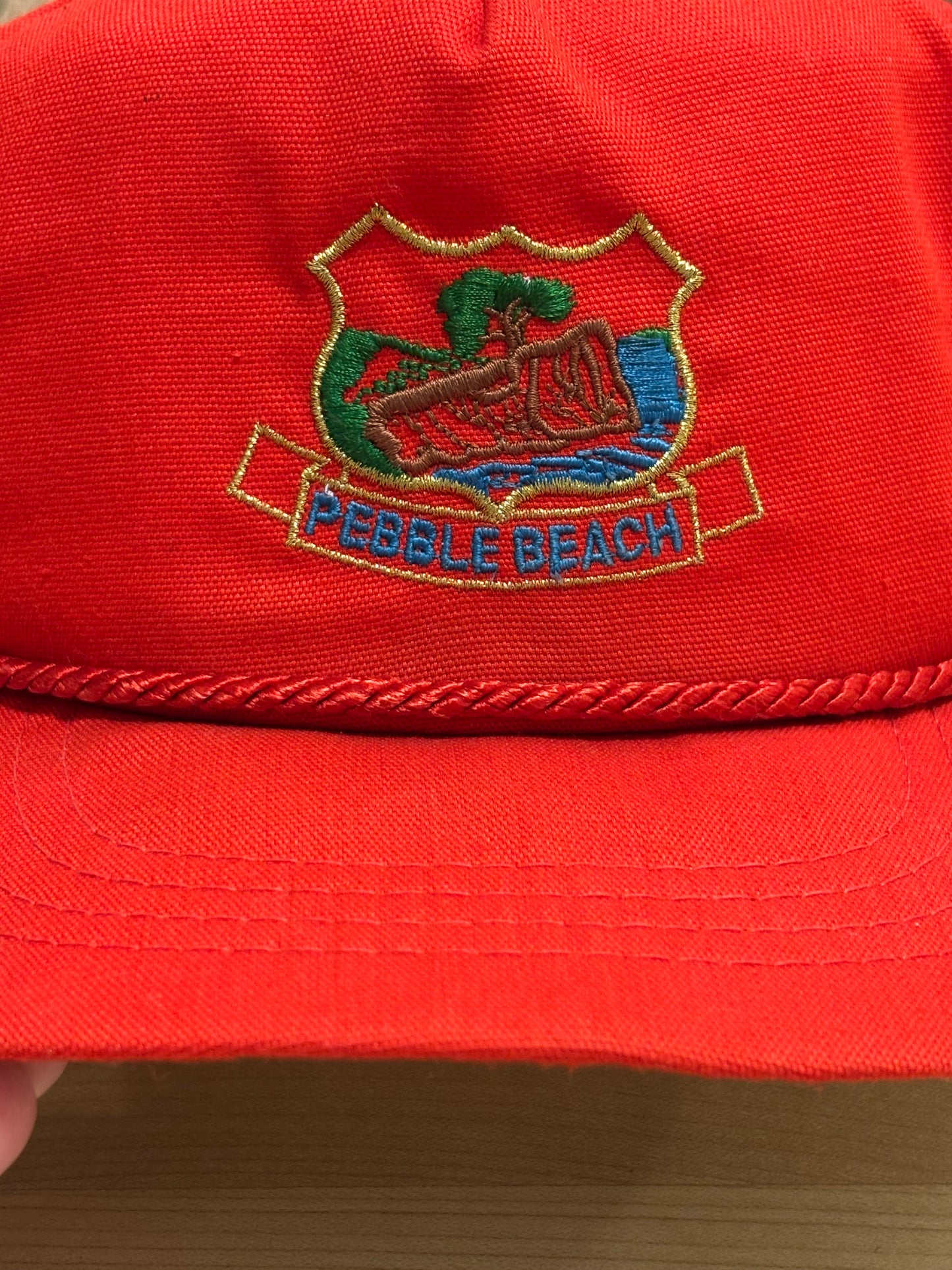 1990s Vintage Pebble Beach Shore Logo Hat