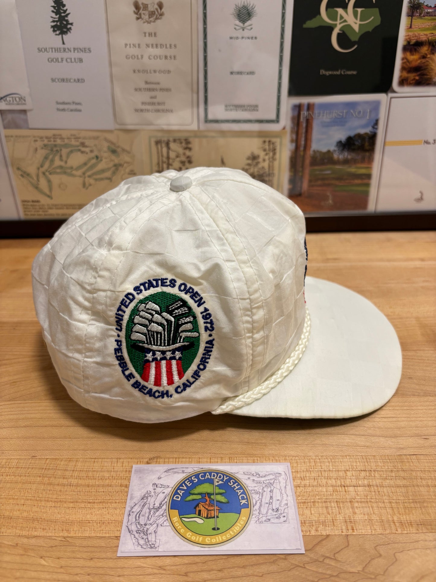 1992 Vintage US Open Pebble Beach Imperial Rope Hat