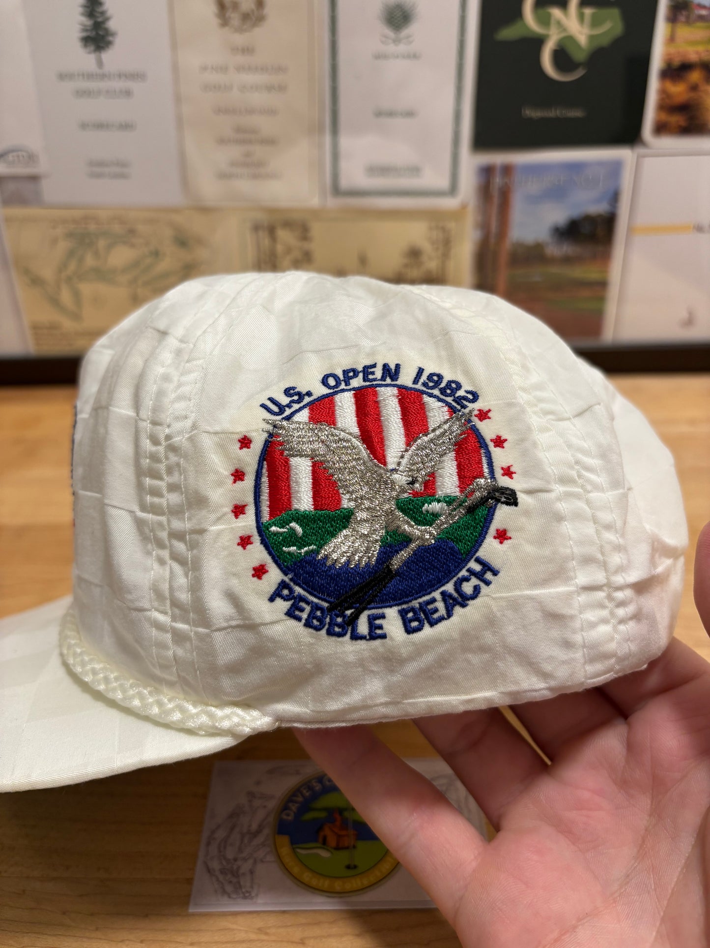 1992 Vintage US Open Pebble Beach Imperial Rope Hat