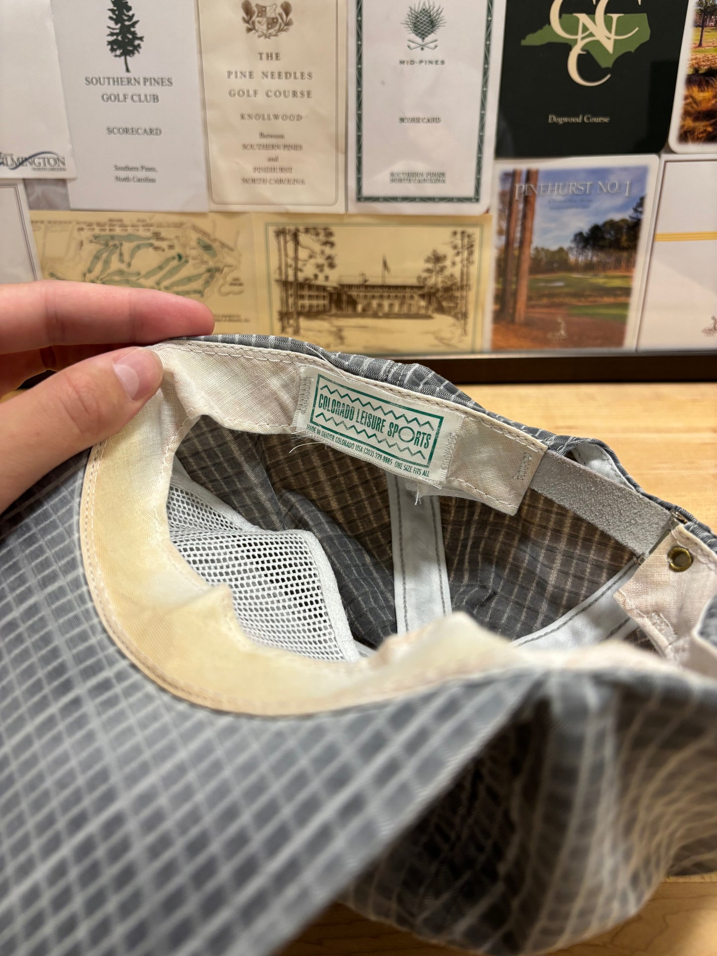 1990s Vintage Poppy Hills Pebble Beach Logo Hat