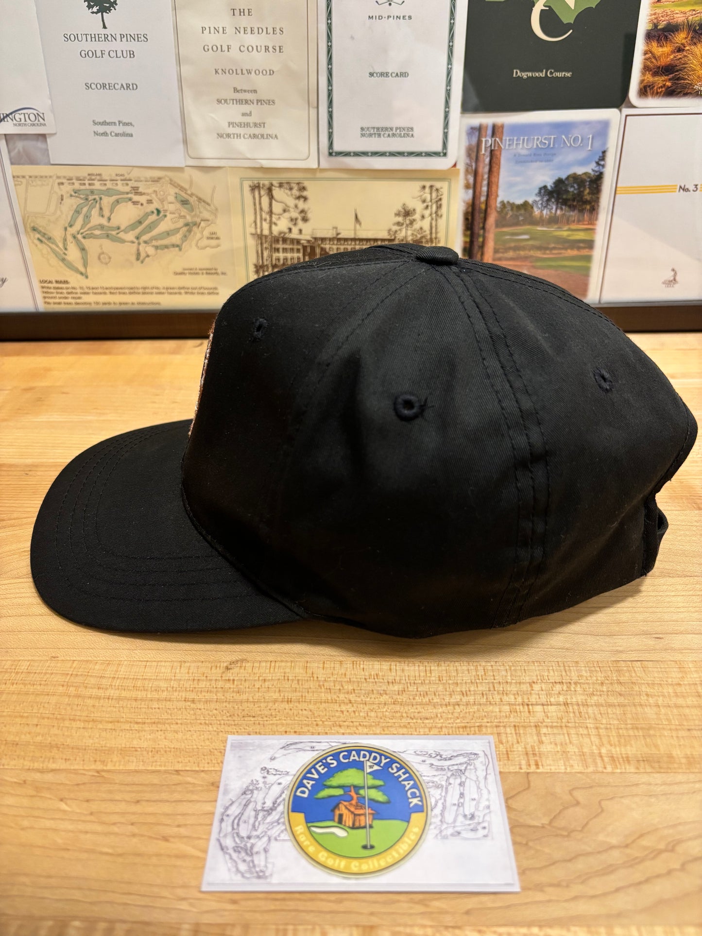 1999 Vintage US Open Pinehurst Imperial Hat Black