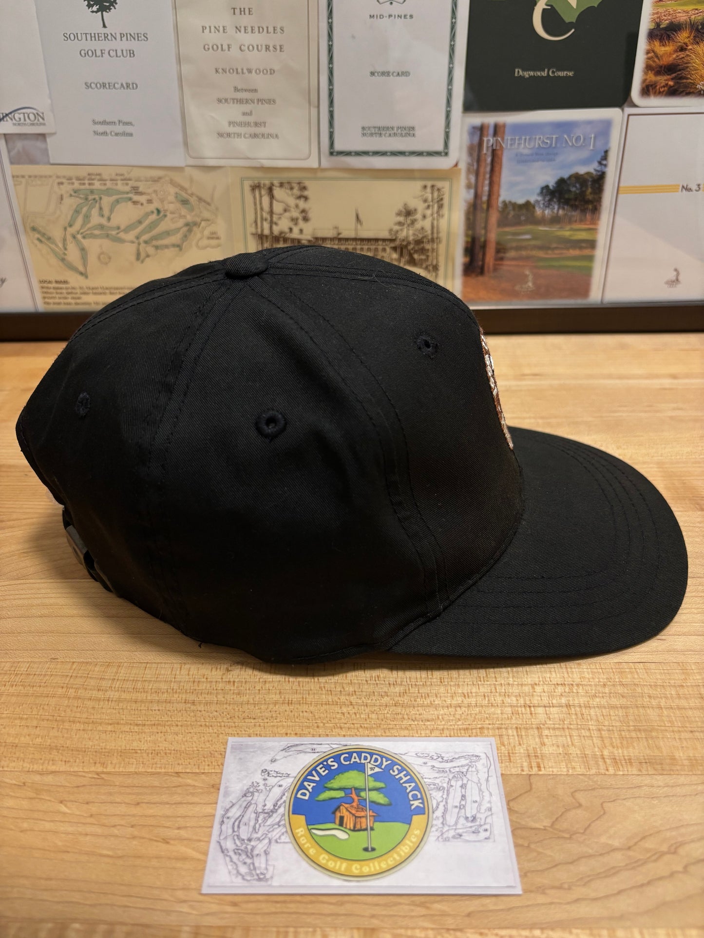 1999 Vintage US Open Pinehurst Imperial Hat Black