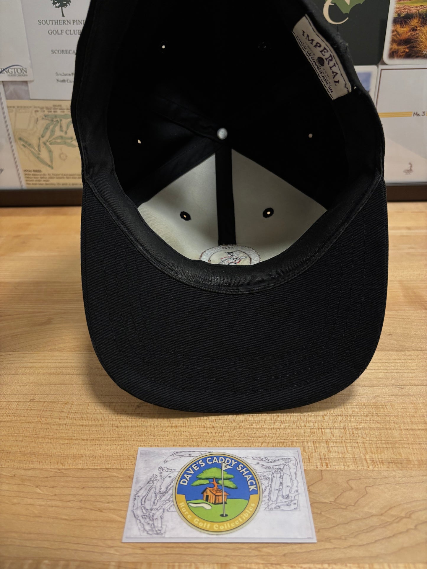 1999 Vintage US Open Pinehurst Imperial Hat Black