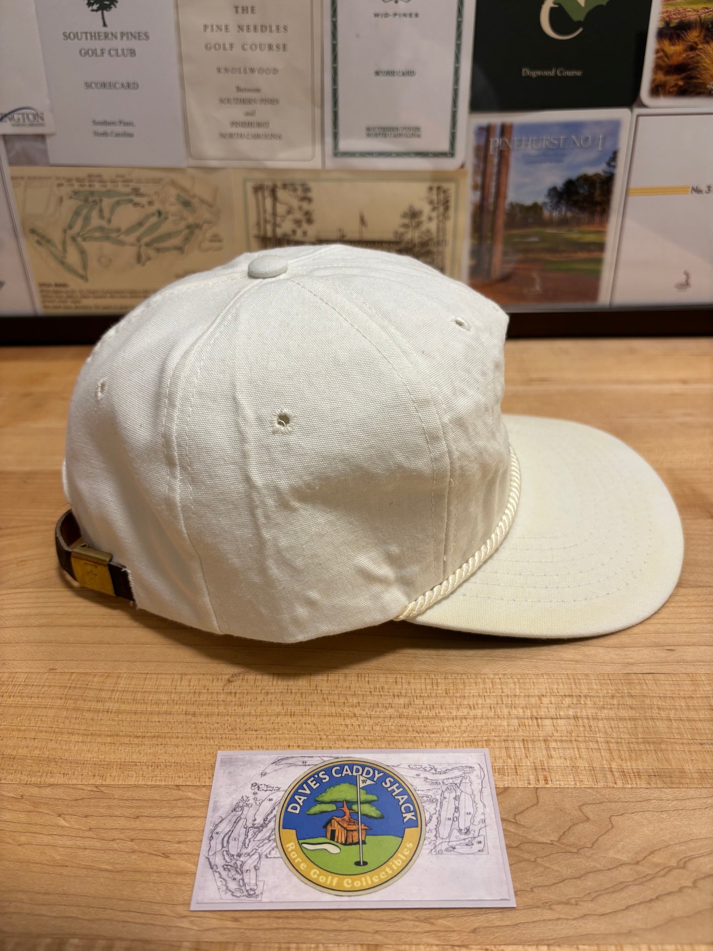 1990s Vintage Trump Doral Blue Monster Golf Club Texace Rope Hat