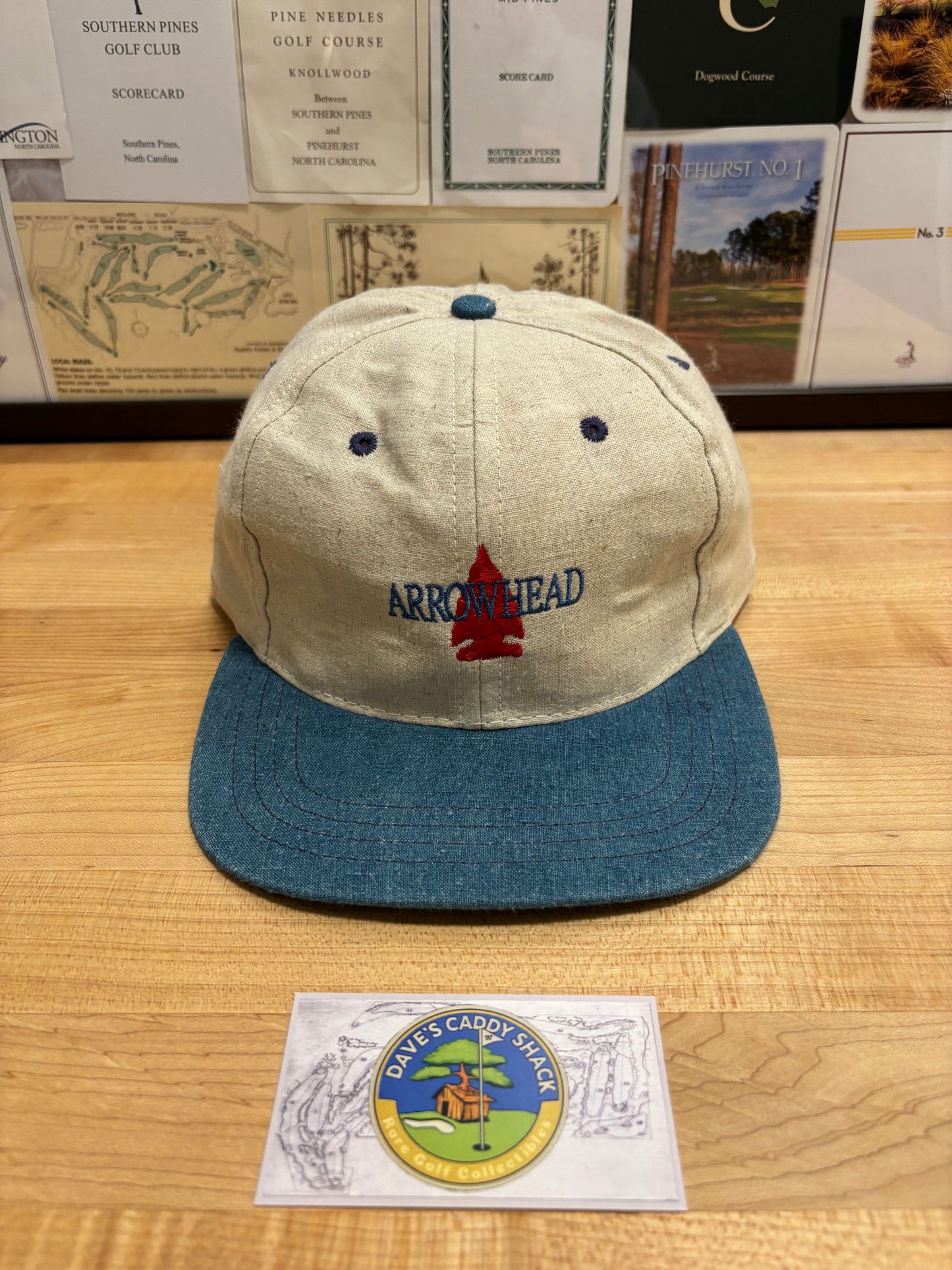 1990s Vintage Arrowhead Golf Club Hat