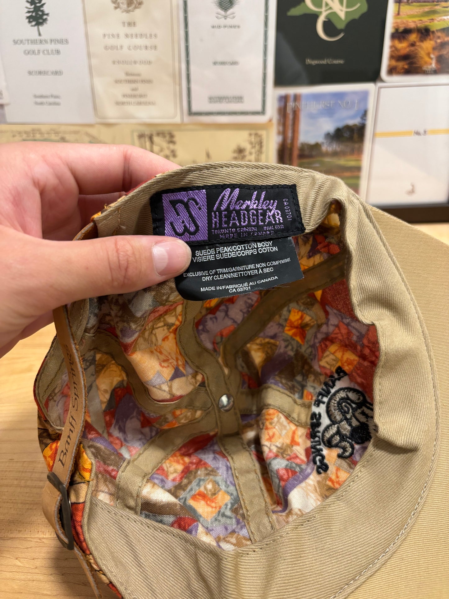 1990s Vintage Banff Springs Golf Club Hat