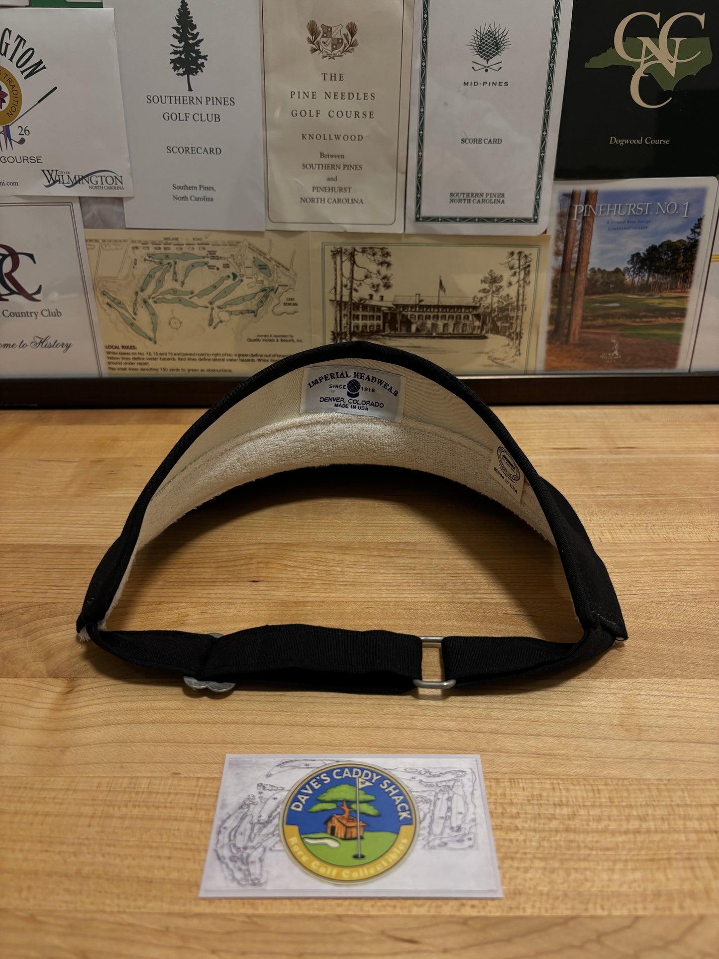 1990s Vintage Spyglass Hill Pebble Beach Imperial Visor