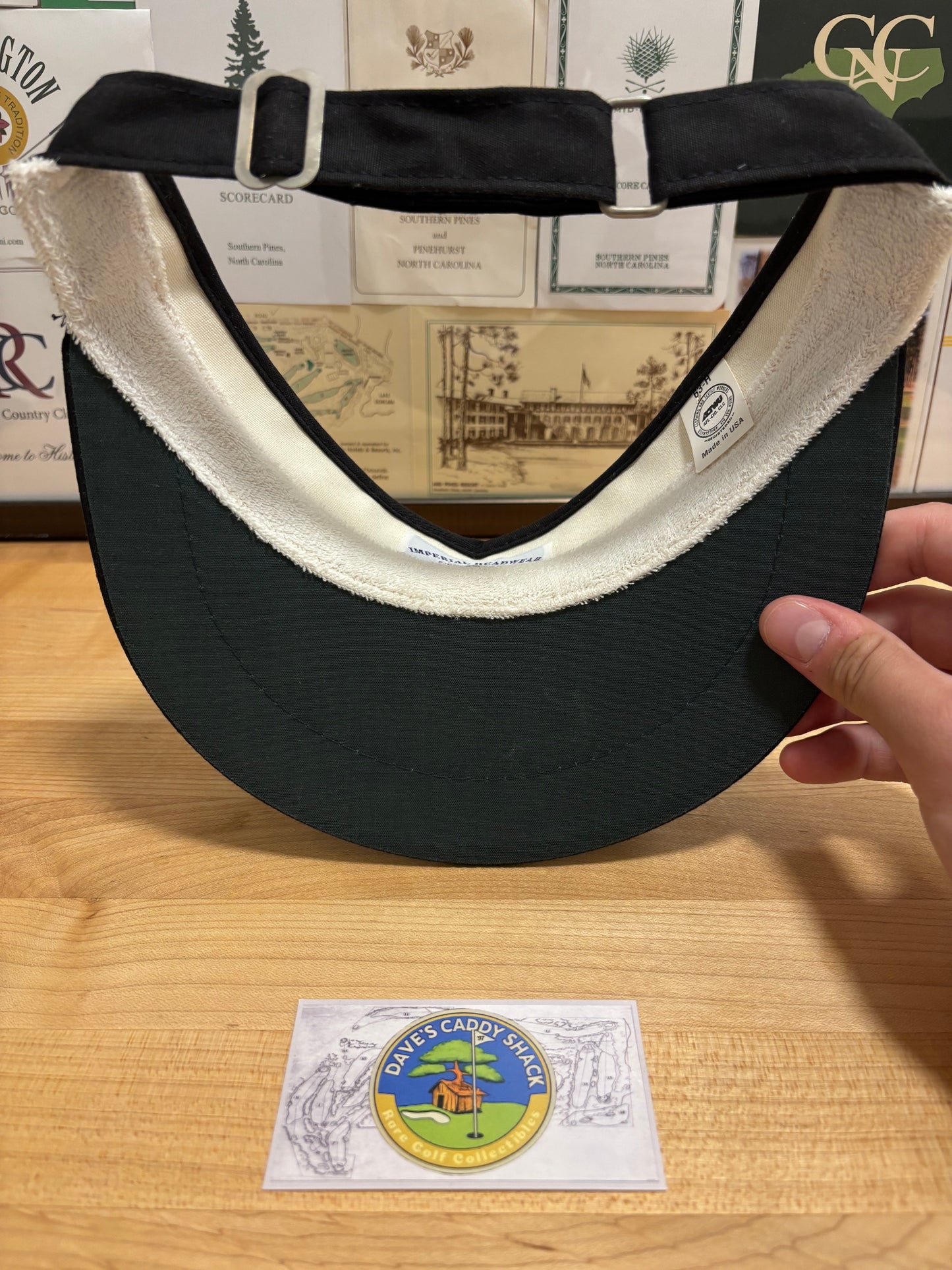 1990s Vintage Spyglass Hill Pebble Beach Imperial Visor