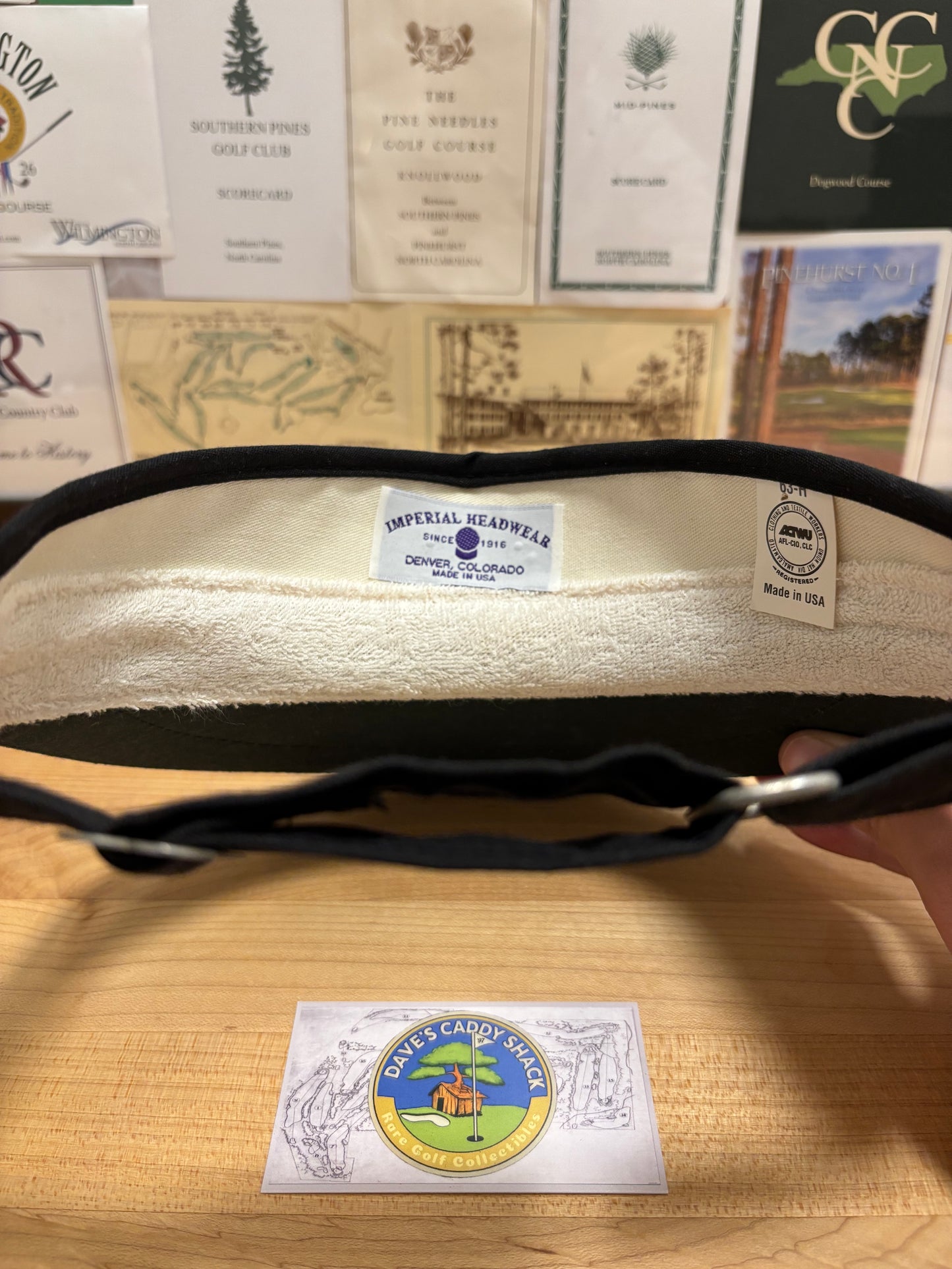 1990s Vintage Spyglass Hill Pebble Beach Imperial Visor