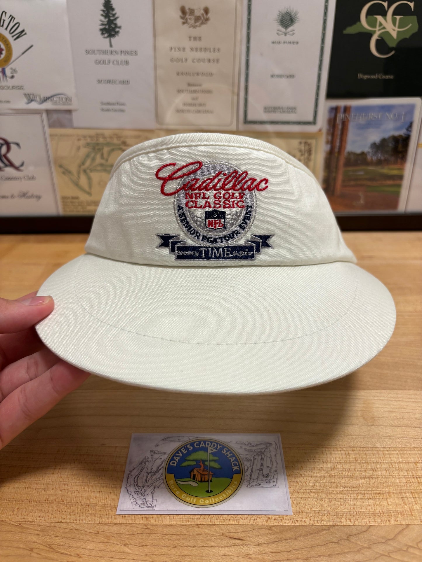 1990s Vintage PGA x Cadillac x NFL Golf Classic Texace Visor