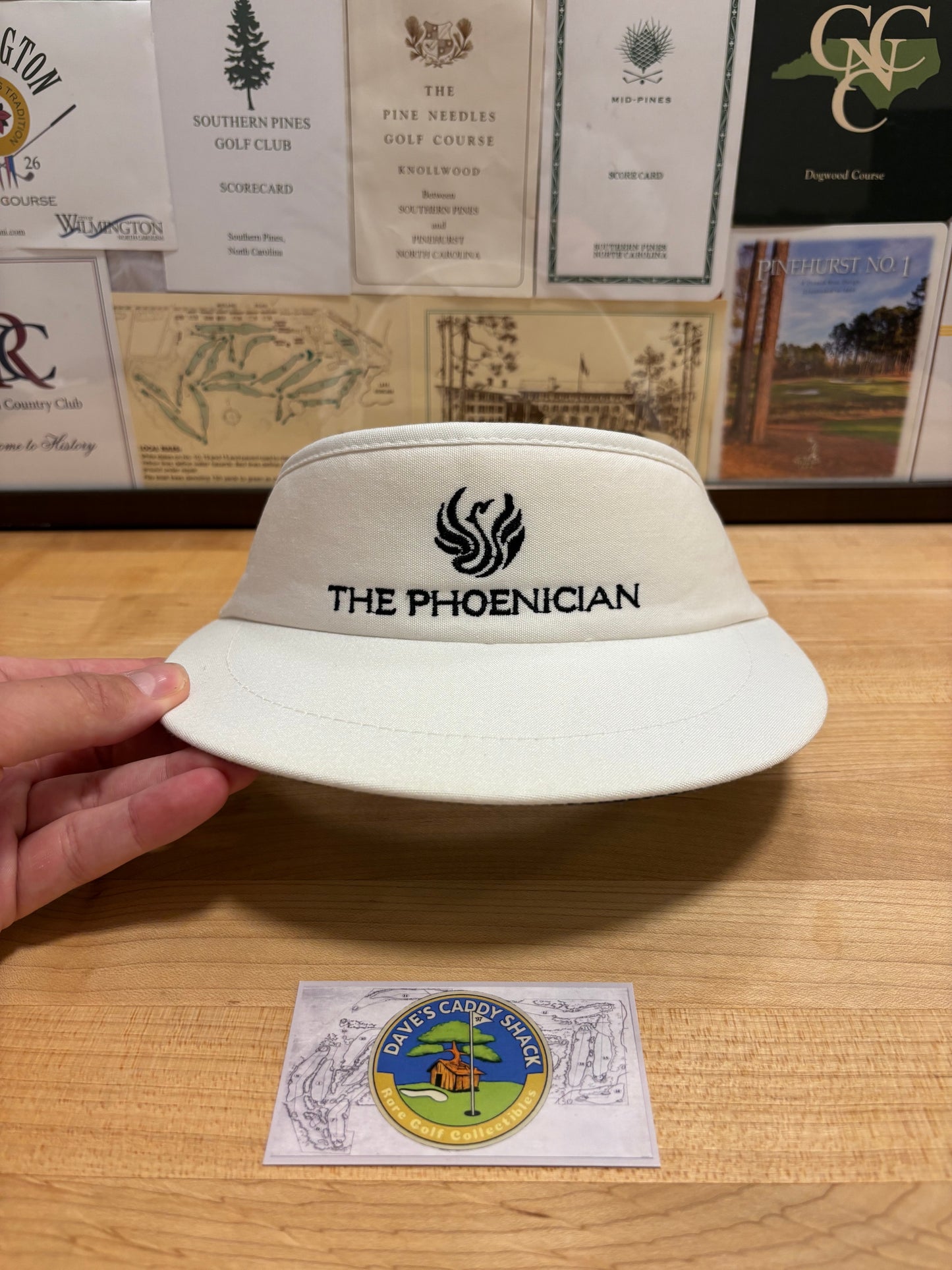 1990s Vintage Phonencian Golf Club Imperial Visor