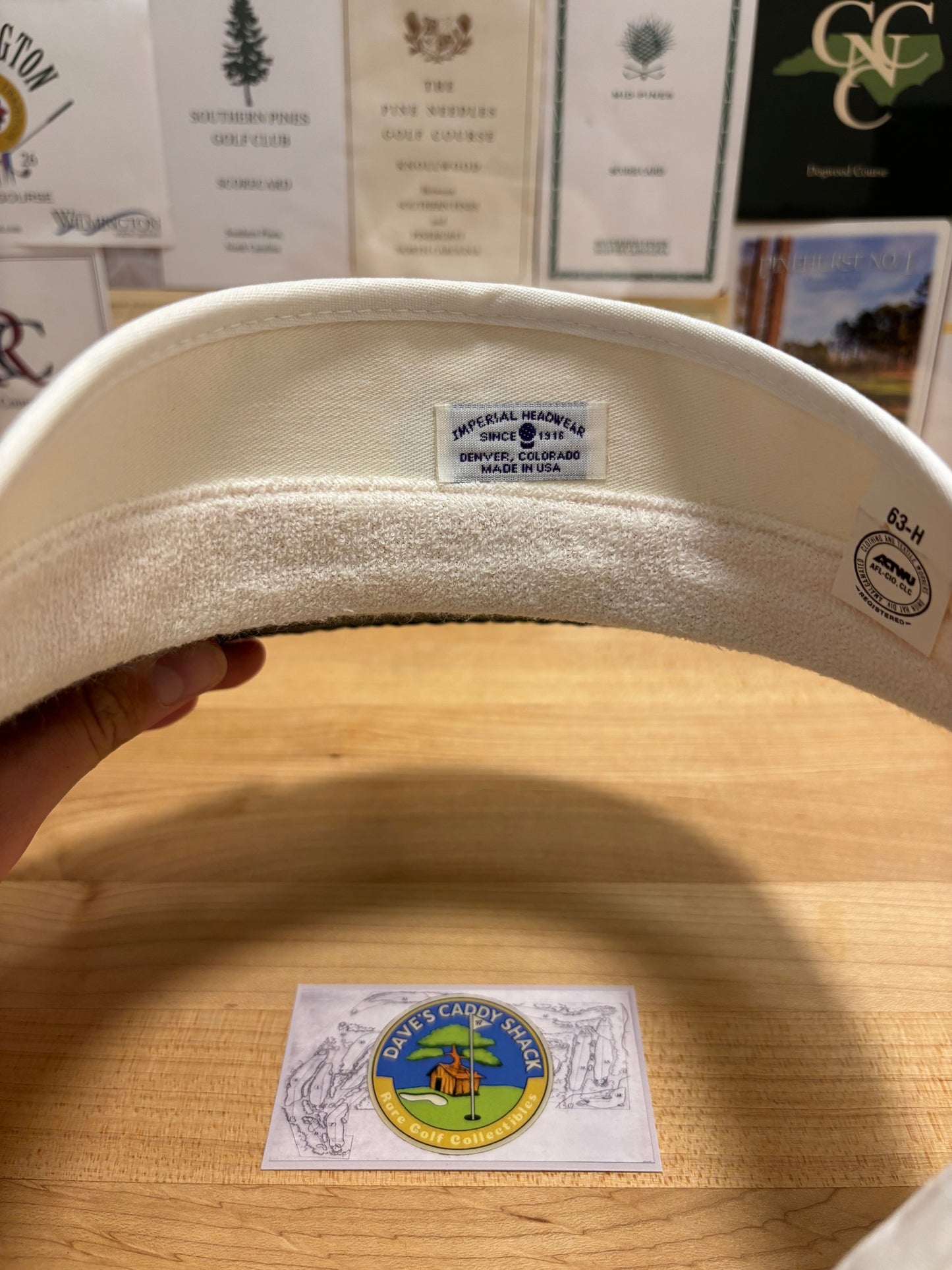1990s Vintage Phonencian Golf Club Imperial Visor