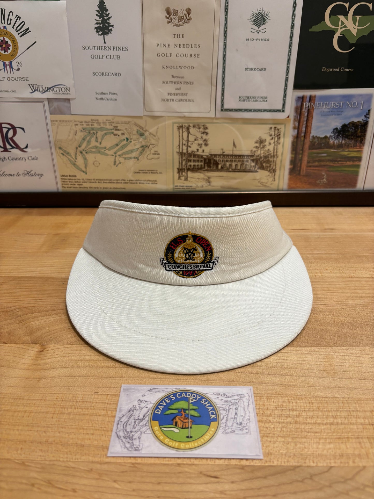 1997 Vintage US Open Congressional Golf Club Imperial Visor