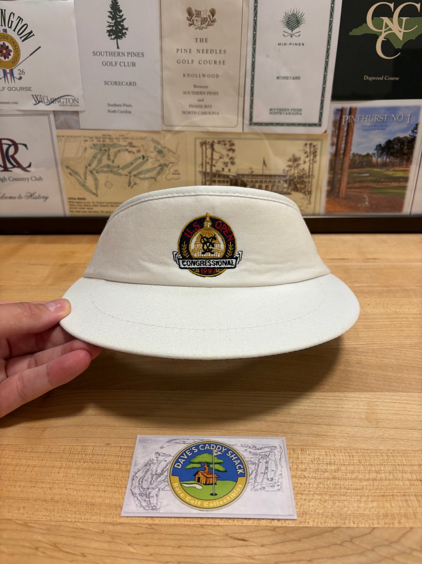 1997 Vintage US Open Congressional Golf Club Imperial Visor