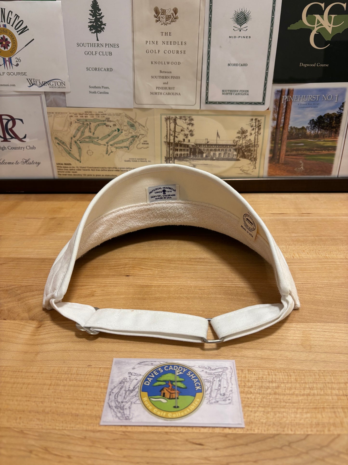 1997 Vintage US Open Congressional Golf Club Imperial Visor