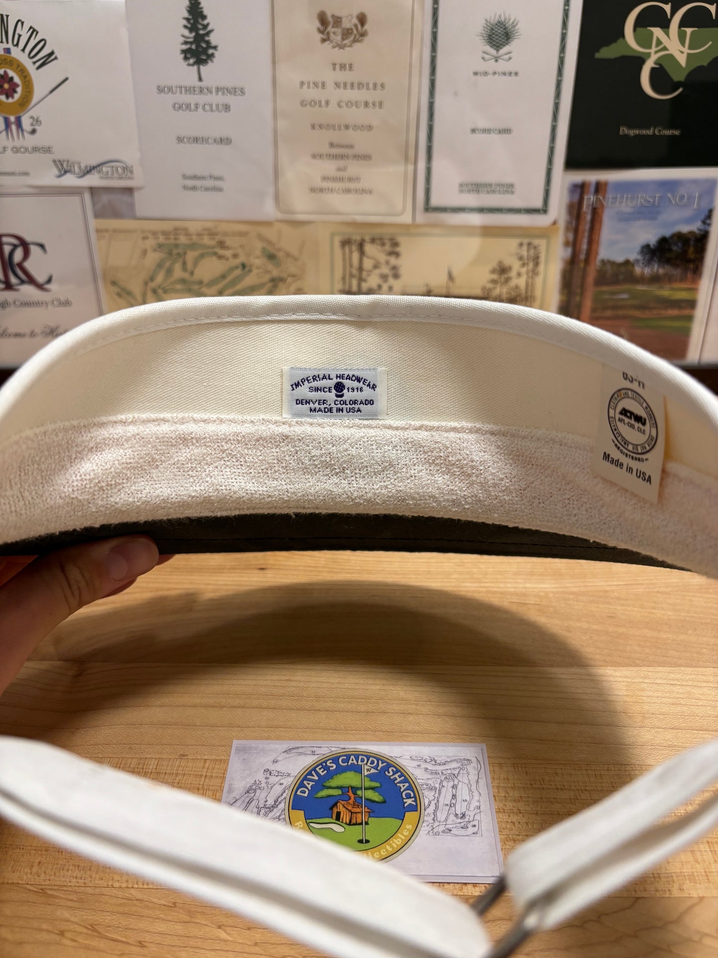 1997 Vintage US Open Congressional Golf Club Imperial Visor