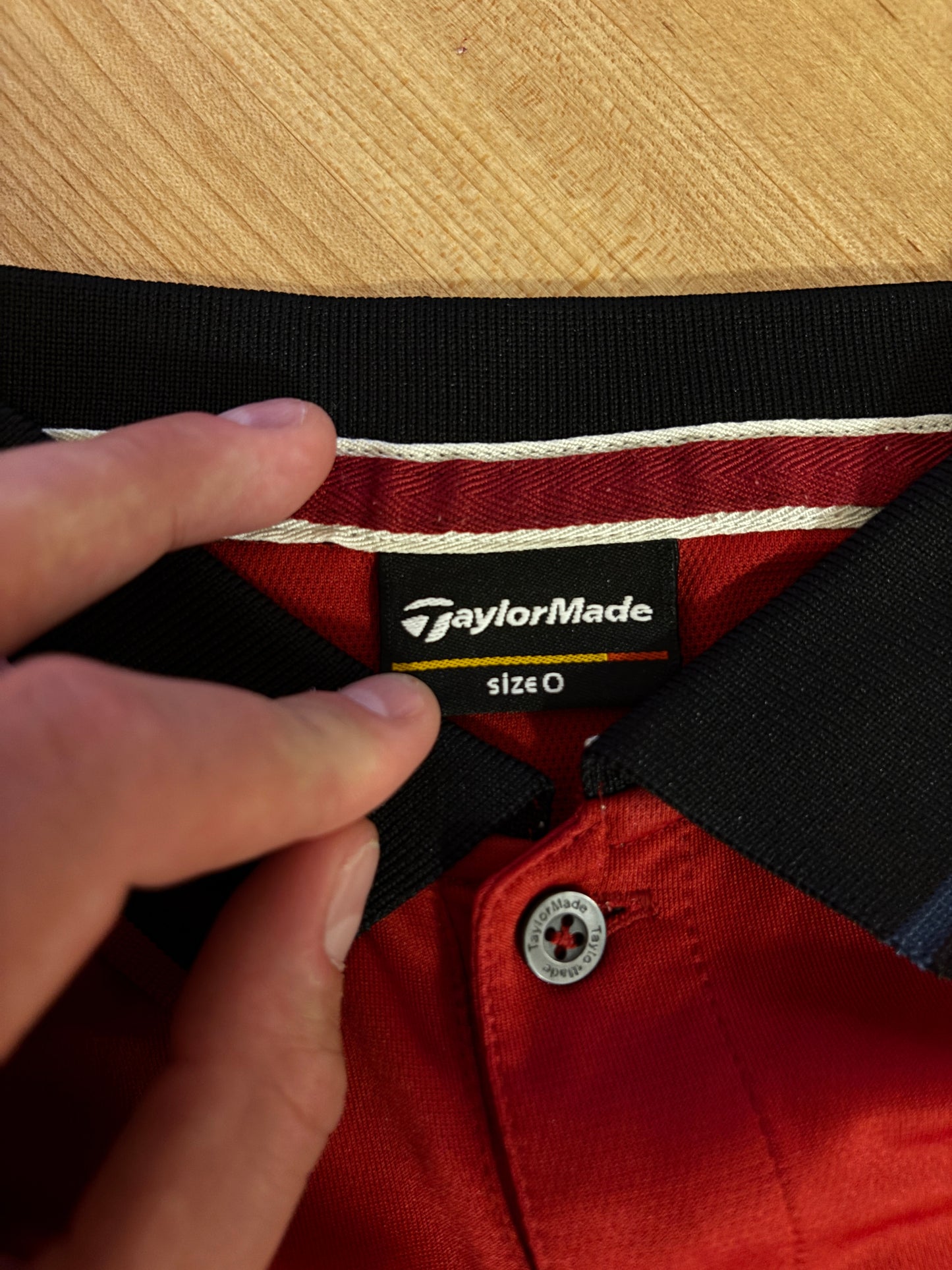 2010s Taylormade Retro Classic Logo Polo Red