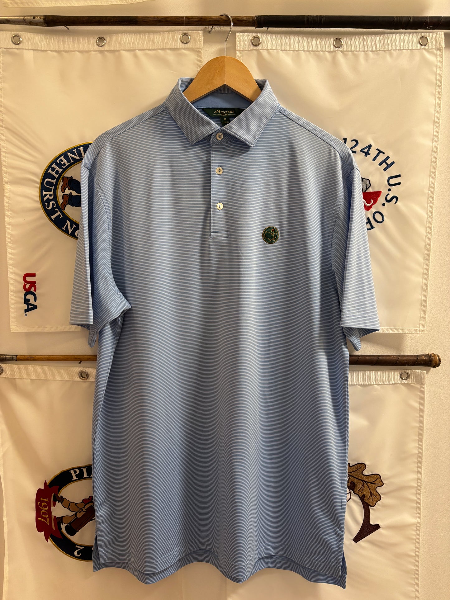 Masters 1934 Berchmans Place Exclusive Polo Striped Blue