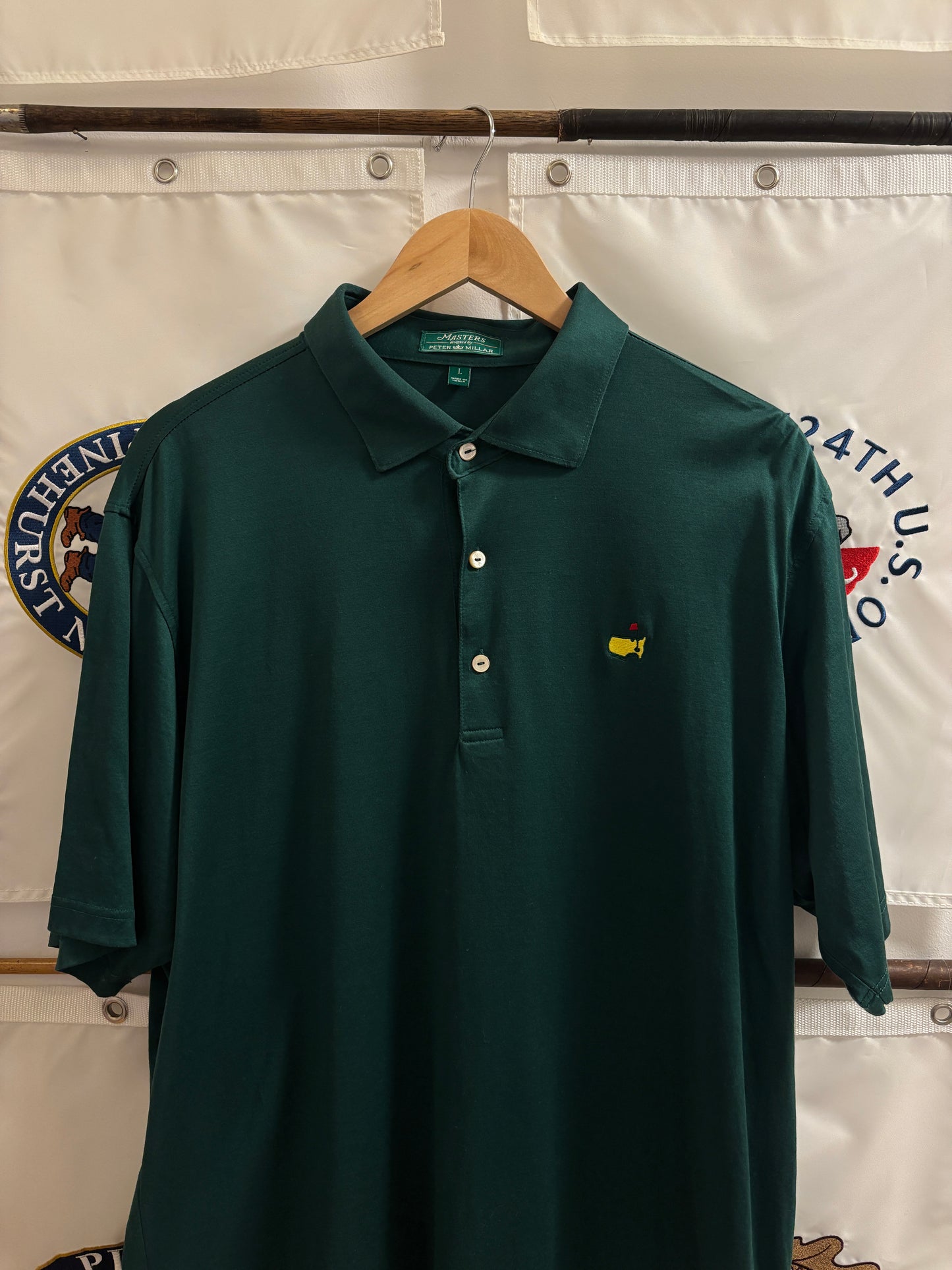 2010s Masters Peter Millar Polo Green