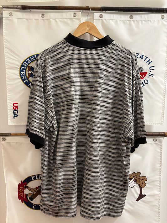 1990s Vintage Nike Golf All Over Arm Swoosh Logo Polo