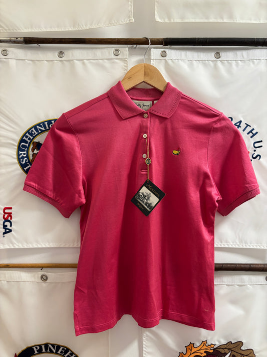 1990s Vintage Masters Bobby Jones Collection Polo Shirt Pink