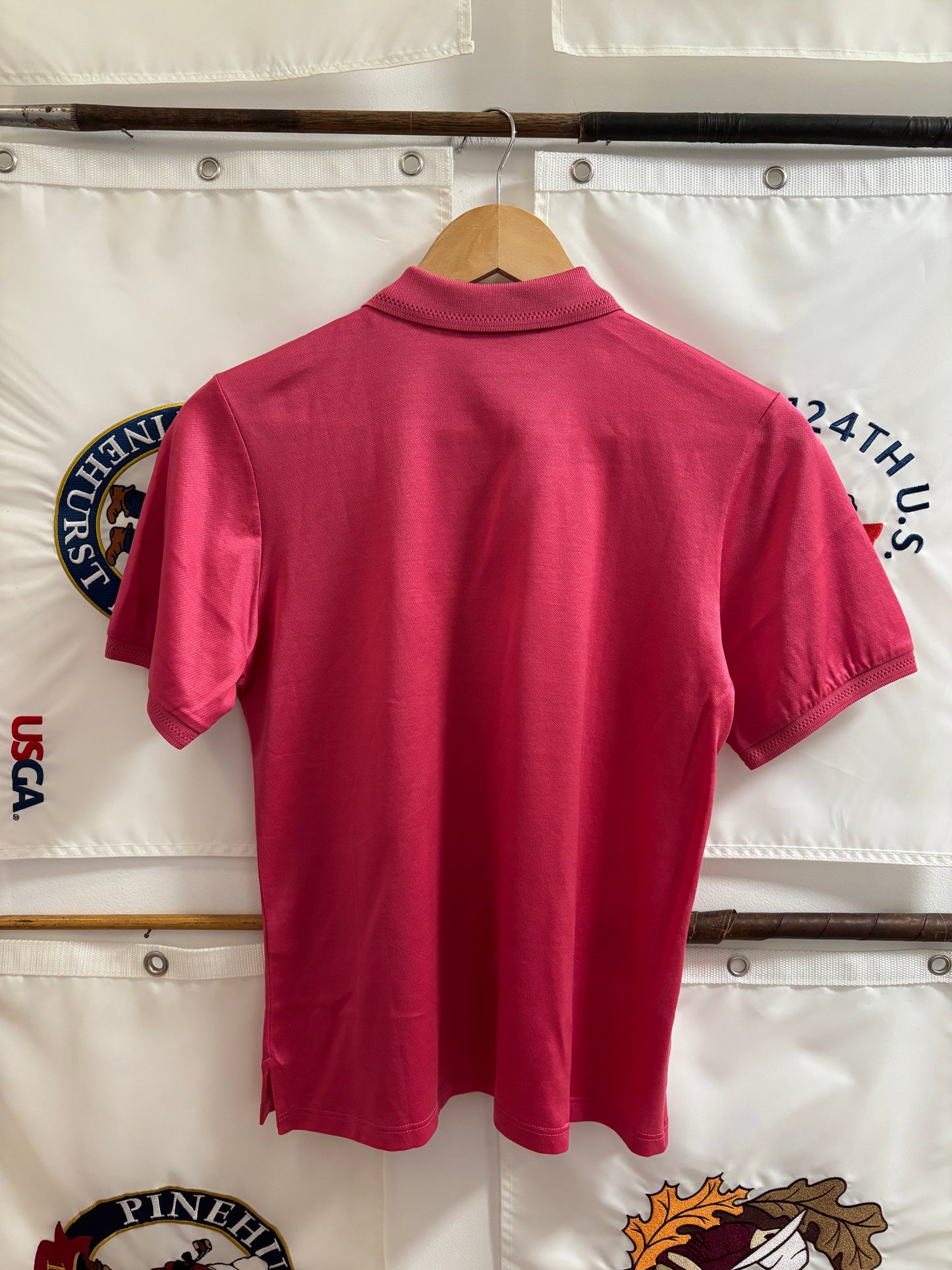 1990s Vintage Masters Bobby Jones Collection Polo Shirt Pink