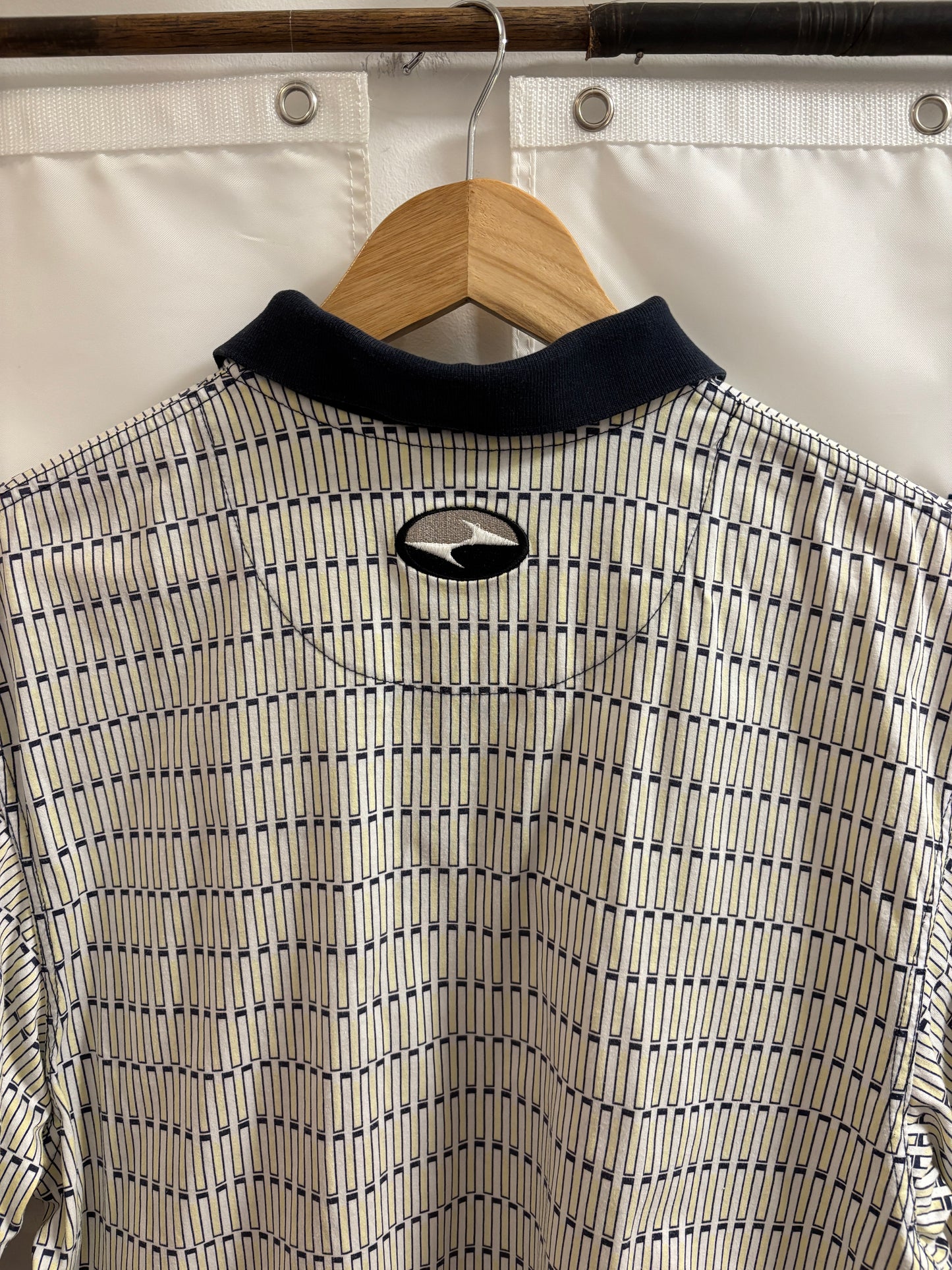 1990s Vintage Nike Tiger Woods All Over Yin Yang Logo Polo