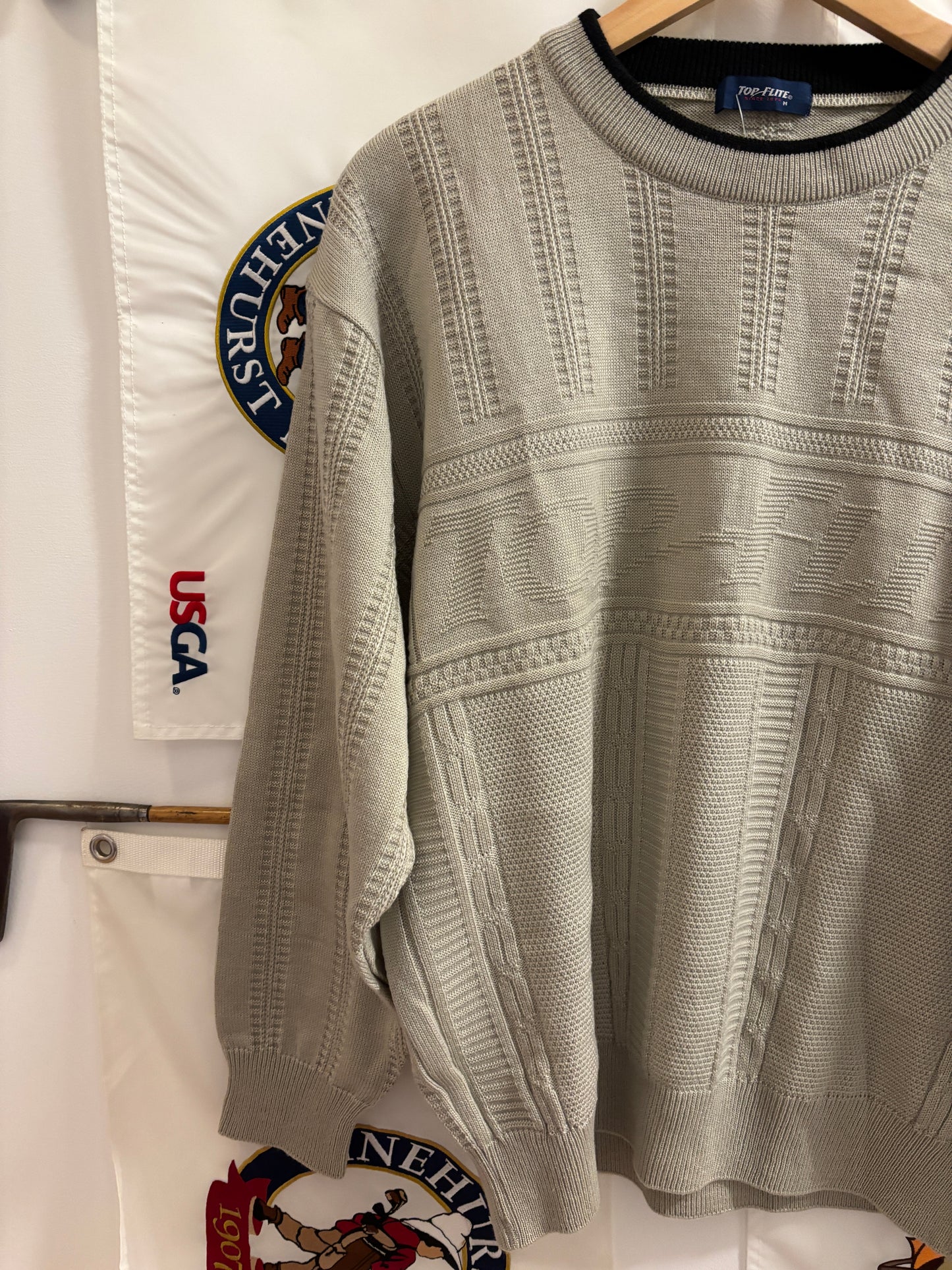 1990s Vintage Top Flite Knitted Sweater