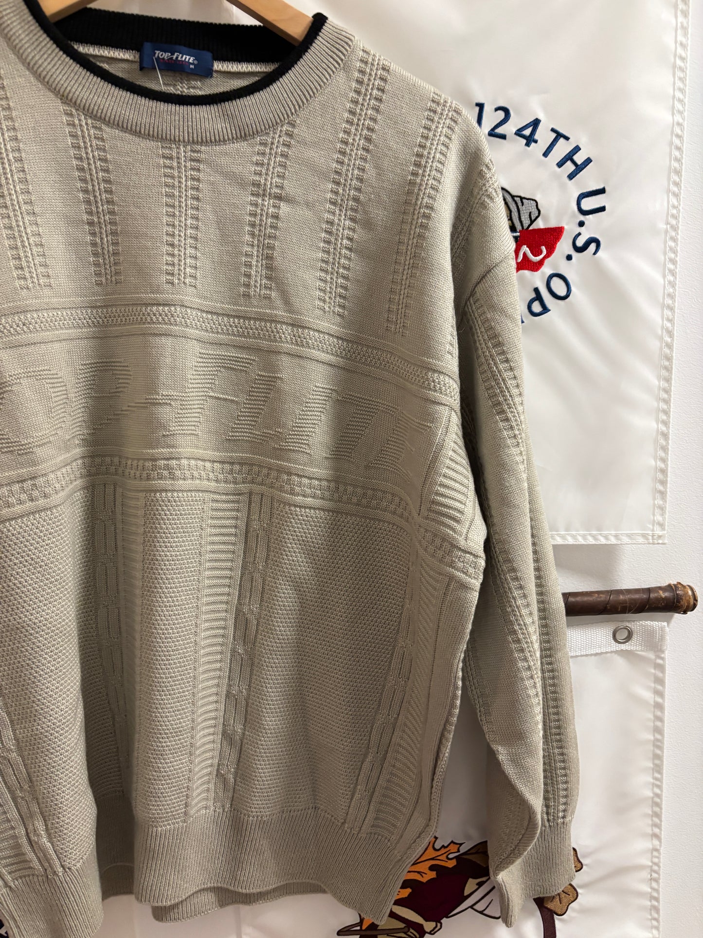 1990s Vintage Top Flite Knitted Sweater