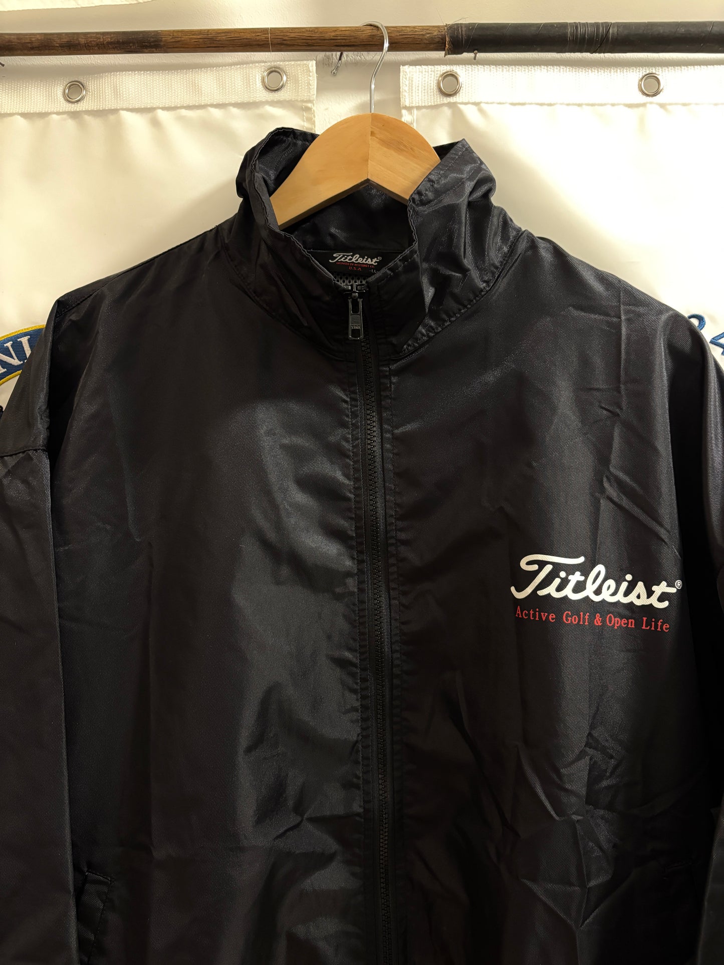 1990s Vintage Titleist Active Golf & Open Life Coaches Jacket