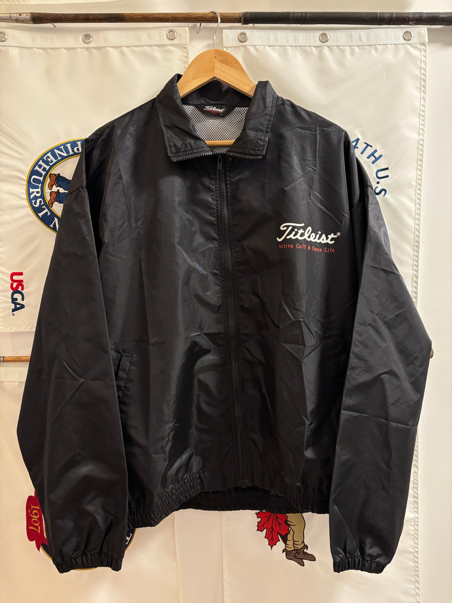 1990s Vintage Titleist Active Golf & Open Life Coaches Jacket