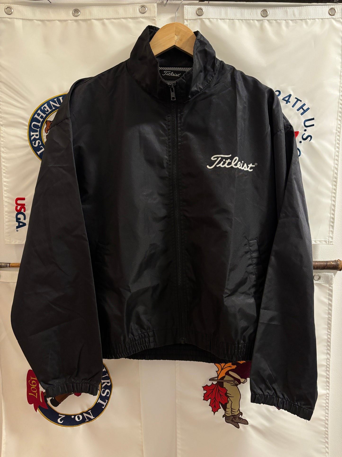 1990s Vintage Titleist Active Golf & Open Life Coaches Jacket