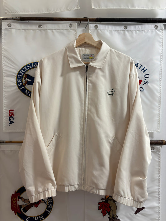 1990s Vintage Masters Slazenger Coaches Jacket Cream