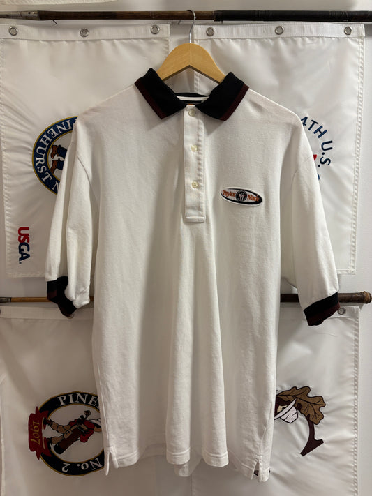 1990s Vintage Taylormade Script TM Circle Logo Polo