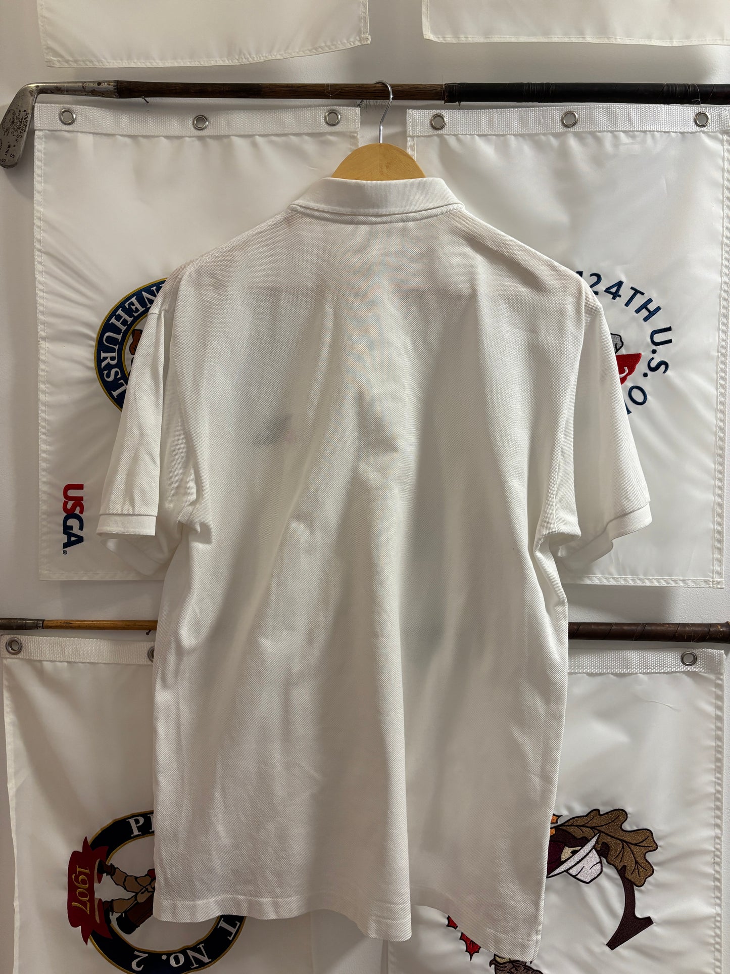 1990s Vintage Taylormade Classic Logo Polo White