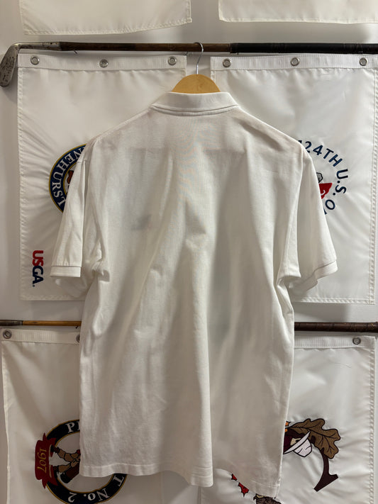 1990s Vintage Taylormade Classic Logo Polo White